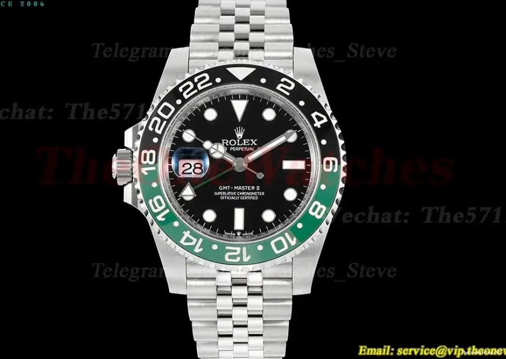 SS Master 126720 SS 40mm II Dial EWEF SH3285 Sprite Jub Black GMT 0627